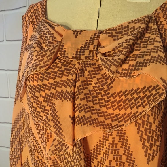 My Michelle Elegant Chiffon Dress Size Large - Picture 2 of 6